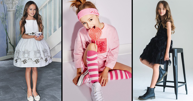 أصغر عارضة أزياء في العالم الأكثر جمالاً وشهرة