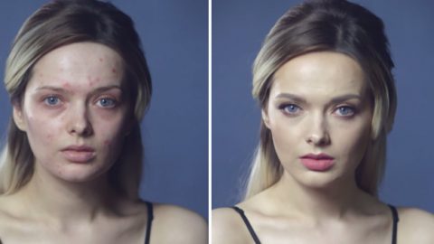 فيديو: مدونة جمال تكشف الوجه القبيح للمكياج