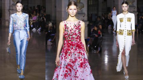 جورج حبيقة يفتتح أسبوع باريس هوت كوتور ربيع 2017 بحديقة الزهور