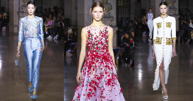 جورج حبيقة يفتتح أسبوع باريس هوت كوتور ربيع 2017 بحديقة الزهور