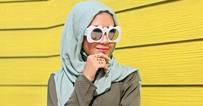 طرق رائعة لارتداء الحجاب مع النظارة في دقيقتين