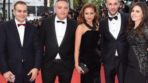 بالصور : نيللي كريم وصناع فيلم اشتباك في العرض الأول بمهرجان كان 2016