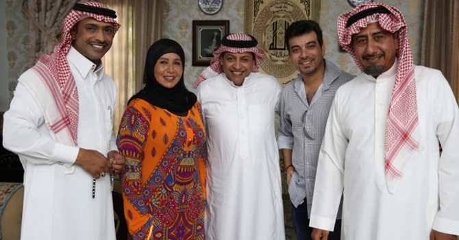 أبطال مسلسل سيلفي ينتقلوا إلى العاصوف لعرض تاريخ الرياض
