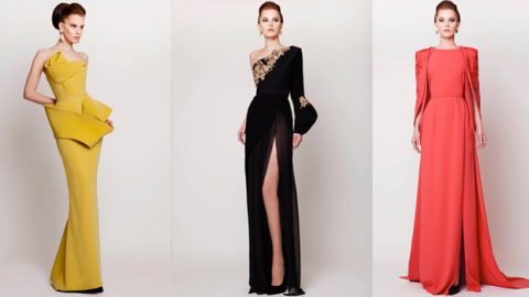 فساتين قزي واسطا ربيع 2015 … ملكية راقية