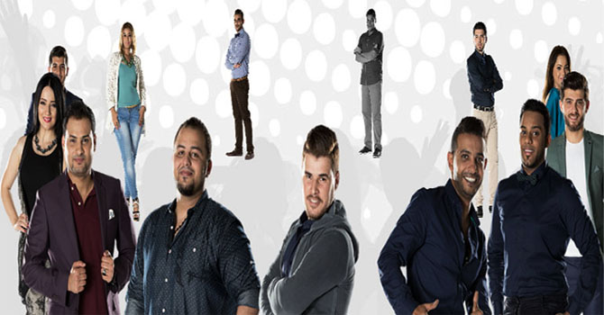 لوحات غنائية رائعة في أرب أيدول 2014