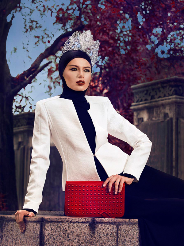فستان أسود 2014 للمحجبات