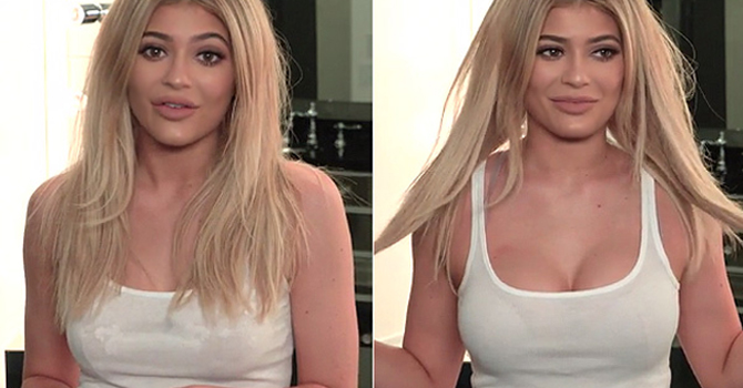 كايلي جينر تعترف بتكبير صدرها بحيلة جديدة