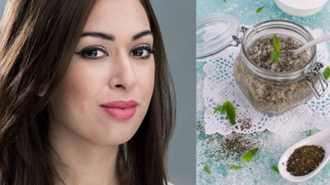 مقشر الشاي الأخضر لبشرة مضيئة وناعمة من مدونة التجميل السعودية نيلو حق