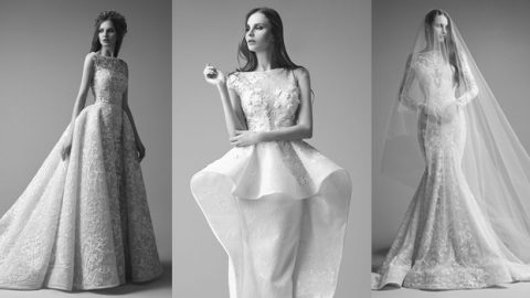 فساتين زفاف سعيد قبيسي 2017 عصرية بطابع كلاسيكي راقي