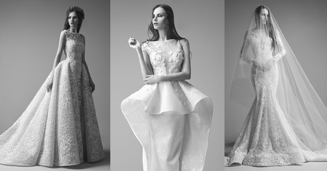 فساتين زفاف سعيد قبيسي 2017 عصرية بطابع كلاسيكي راقي