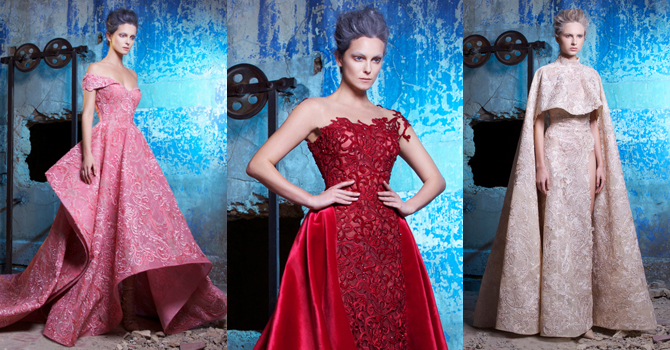 فساتين سعيد قبيسي خريف 2016 لإطلالة ملكية في السهرة