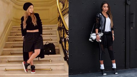 فاشينيستا فلسطينية الأسود عشقها الأول بالأزياء