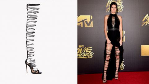 تسوقي حذاء كيندال جينر الأكثر إثارة بحفل الـ MTV
