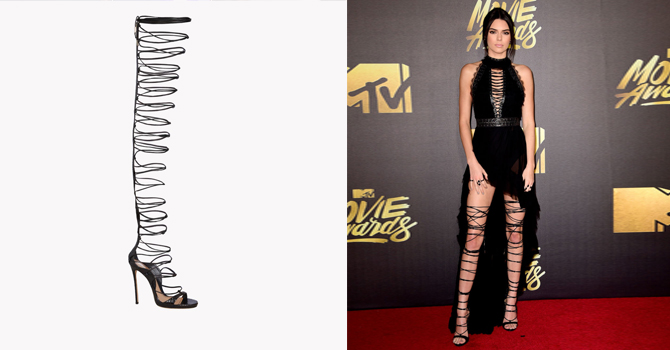 تسوقي حذاء كيندال جينر الأكثر إثارة بحفل الـ MTV