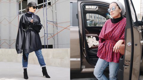 أسيا عاكف تعود بإطلالاتها عصرية جريئة