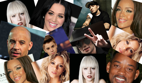 المشاهير الأكثر شعبية على الفيسبوك في 2013