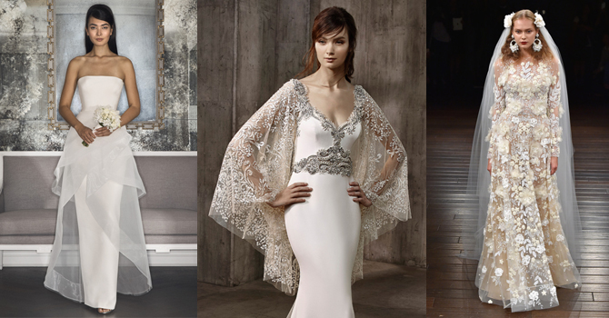 أجمل فساتين الزفاف من أسبوع نيويورك للعروس خريف 2017