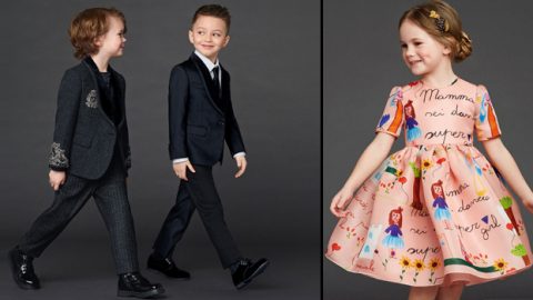 أزياء أطفالك من دولتشي أند غابانا شتاء 2016 من وحي رسوماتهم