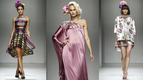 أزياء Giada Curti تختتم أسبوع الموضة العربي بزهور ربيع 2017