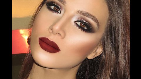 مكياج دخاني مع ظلال مضيئة عند زاوية العين من وائل فارس