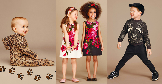 أزياء الأطفال من دولتشي أند غابانا خريف 2016 بإبداع القصص الخيالية