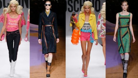 أفكار مبتكرة لموسكينو وبرادا ربيع 2015 في أسبوع ميلانو