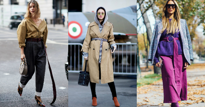 الحزام المنسدل خياركِ لإطلالة عصرية غير تقليدية