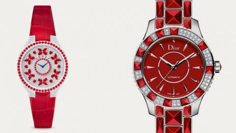 ساعات مرصعة بأحجار الياقوت لإطلالة ساحرة في عيد العشاق