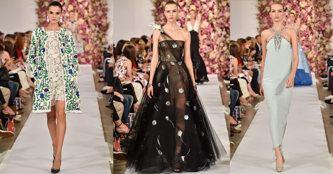 تشكيلة أوسكار دي لارينتا ربيع 2015 من أسبوع نيويورك للموضة