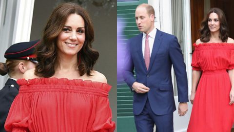 كيت ميدلتون تسير على خطي أناقة الأميرة ديانا