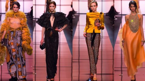 امرأة أرماني برايف تشرق في أسبوع باريس هوت كوتور ربيع 2017