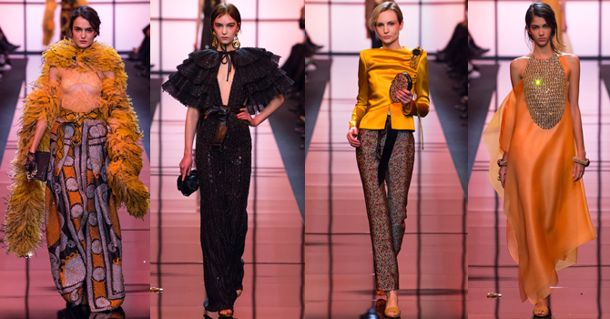 امرأة أرماني برايف تشرق في أسبوع باريس هوت كوتور ربيع 2017