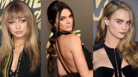 عارضات الأزياء يستعرضن صيحات جمال الصيف القادم بحفل MTV