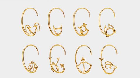 أقراط لويس فيتون تكشف عن روعة برجكِ الفلكي