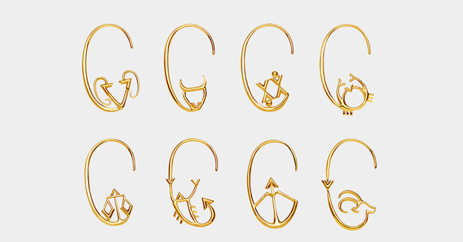 أقراط لويس فيتون تكشف عن روعة برجكِ الفلكي