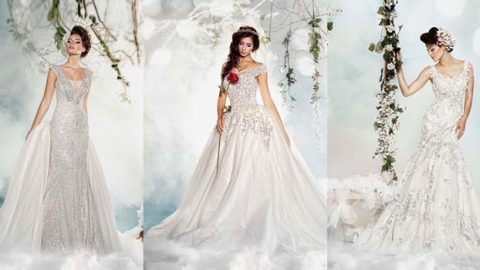 فساتين زفاف دار سارا ربيع 2014 …. بأجواء ملكية