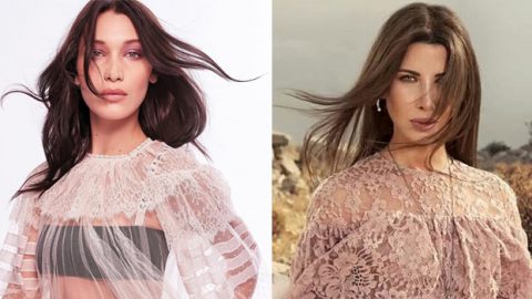 إطلالة جمالية لبيلا حديد من وحي نانسي عجرم