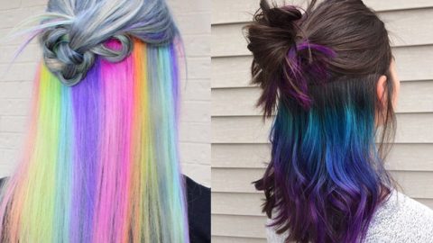خصلات قوس قزح بديل جديد لصبغ الشعر