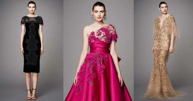 فساتين ماركيزا ما قبل خريف 2017 لسهرة كلاسيكية فخمة