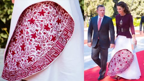 قصيدة تتوج إطلالة الملكة رانيا في عيد استقلال الأردن