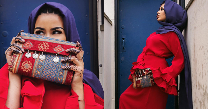 حبيبة دي سيلفا تمنحكِ إطلالات عيد مبهجة وعصرية معاً