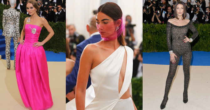 عارضات الأزياء الأكثر أناقة بحفل Met Gala 2017