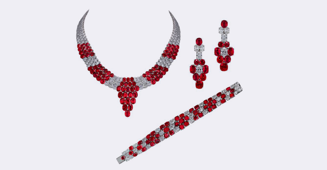 مجوهرات الروبي 2015 لإطلالة فخمة بالسهرة