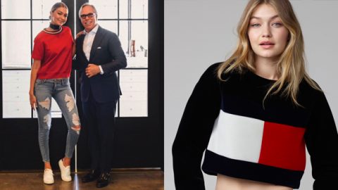 جيجي حديد سفيرة ومصممة لدار تومي هيلفيغر