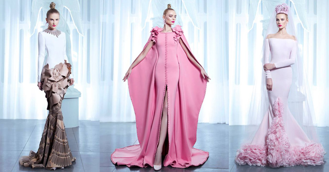 نيكولا جبران يختار الوردى لمجموعة ربيع 2015