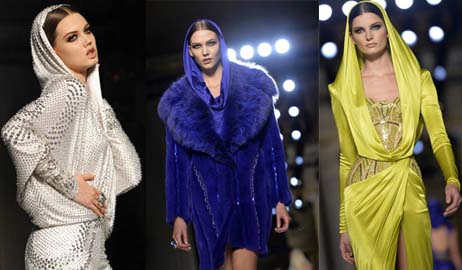 عرض versace في أسبوع الموضة بباريس من إيحاء غاغا وغرايس