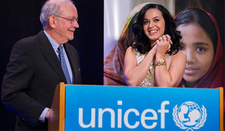 كاتي بيري سفيرة اليونيسيف الجديدة للنوايا الحسنة