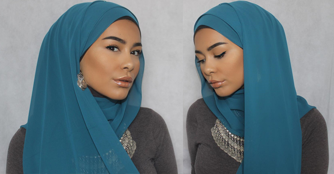 طريقة راقية لارتداء حجابكِ في العيد