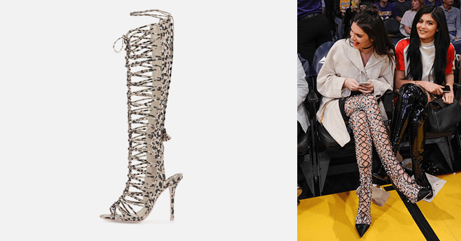 أكتشفي حذاء كيندال جينر الذي أثار ضجة مؤخرًا