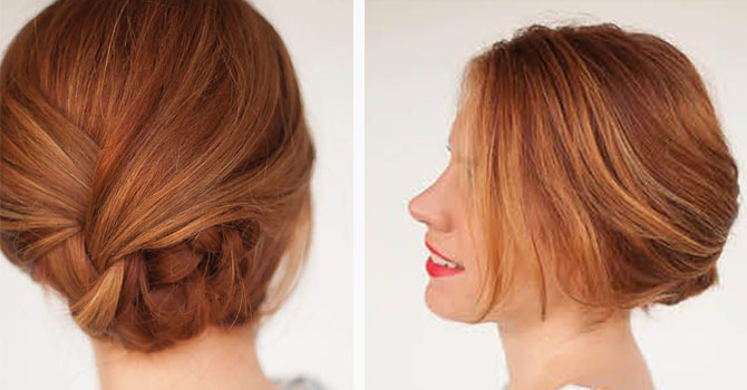 تسريحة مبتكرة وسريعة لاستقبال الضيوف